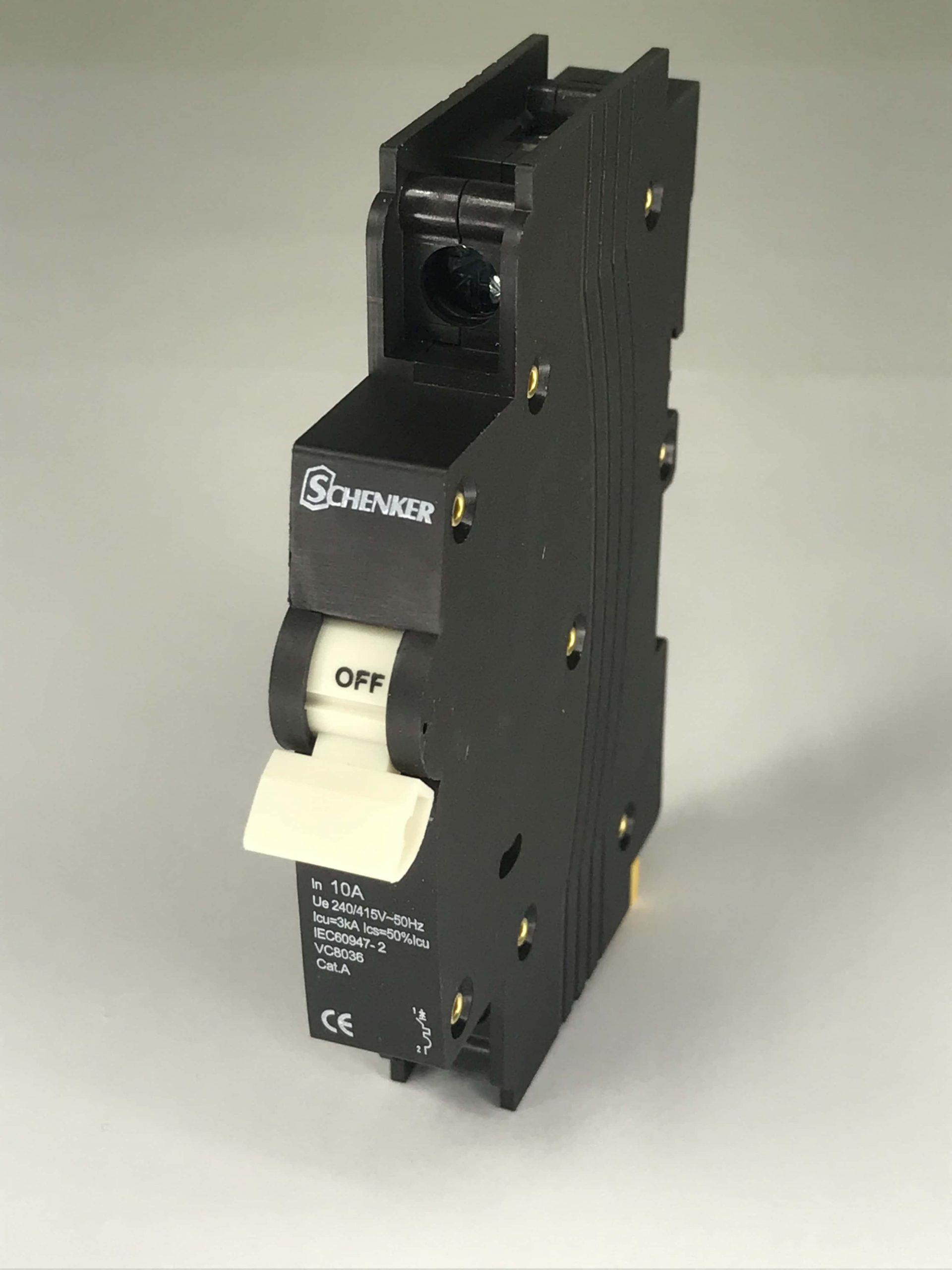 10A Single-Pole Circuit Breaker – Thermal Overload Protection For AC/DC Systems, CSA & VDE Approved