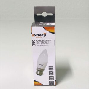 Synerji 4W LED BC Candle 300Lum