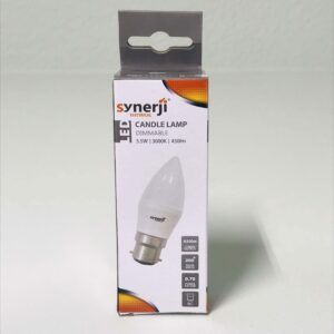 Synerji 5.5W LED BC Candle