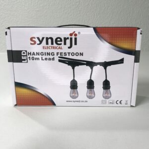 Synerji Black hanging festoon 10m