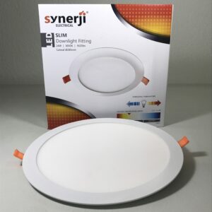 Synerji 24w 3000k 10" LED Round Slim Downlight