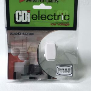CBI single lever insert - blank insert white