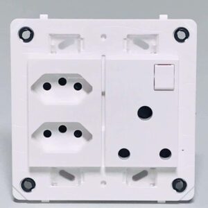 Legrand 572066 2xEuro 1xSA Arteor White