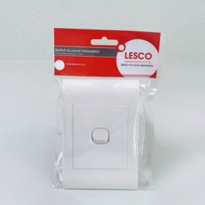 Lesco Pipelli single lever 2way light- switch White