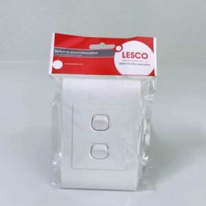 Lesco Pipelli 2Lever 1 way light-switch White