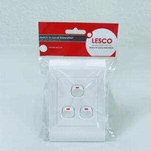 Lesco Pipelli 3Lever 1way lightswitch White