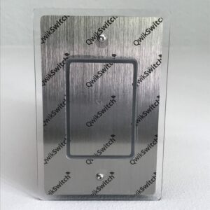 QwikSwitch 2x4 aluminium switch QS-TSA-2X4-AION