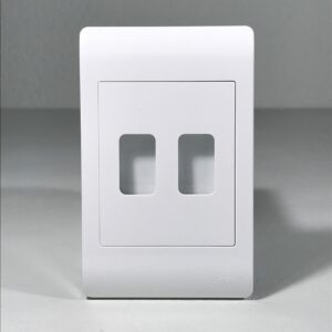Synerji Grid plate 4x2 2 lever