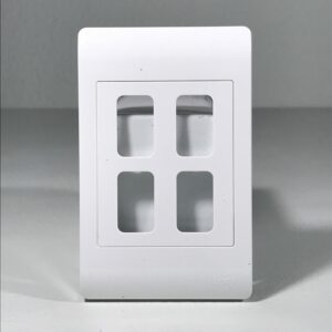 Synerji Grid plate 4x2 4 lever