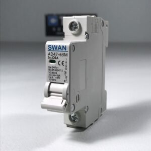SWAN 6A din rail circuit breaker 1P