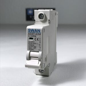 SWAN 40A din rail circuit breaker 1P