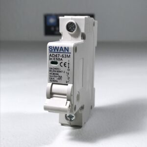 SWAN 50A din rail circuit breaker 1P