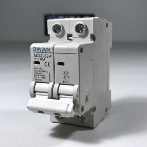 SWAN 10A din rail circuit breaker 2P