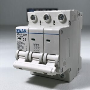 SWAN 10A din rail circuit breaker 3P