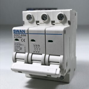 SWAN 25A din rail circuit breaker 3P