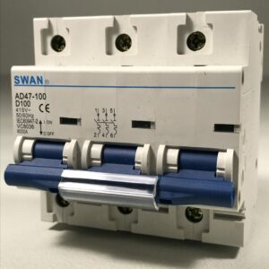 SWAN 80A din rail 6KA circuit breaker 3P D-Curve