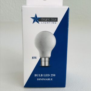 Bright Star LED bulb 8W BC 250