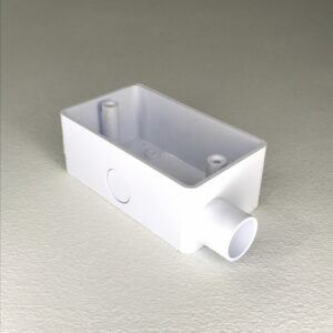 4x2 Pvc Spouted flush box