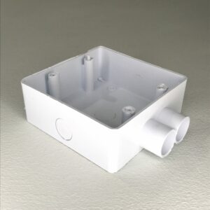 4x4 Pvc Spouted flush box