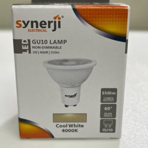Synerji GU10 5w 220v non dim 4000k Cool White