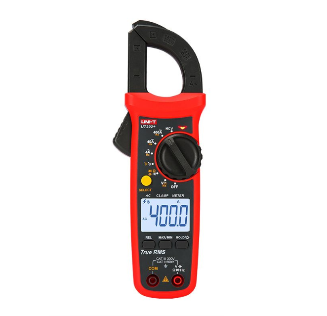 UNI-T UT202A+ 600A digital clamp meter AC Voltage Capacitance Resistance Tester True RMS digital clamp meter